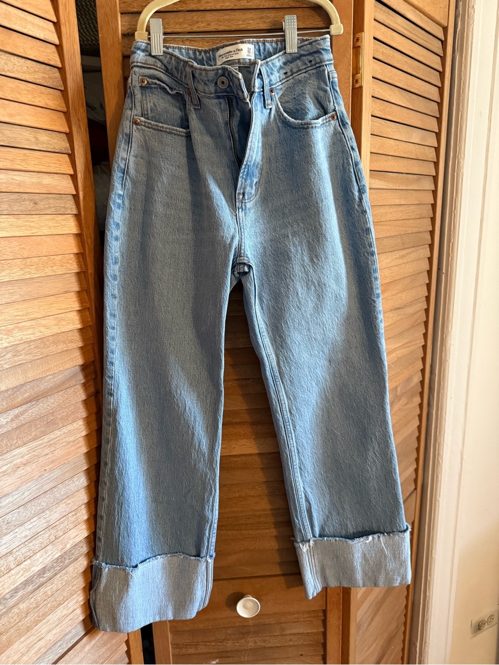 Abercrombie & Fitch Light Blue Straight Leg Jeans